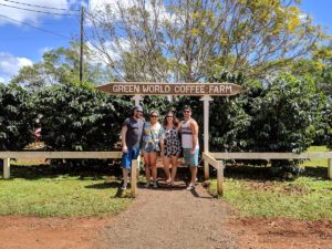 Green World Coffee Farm oahu hawaii